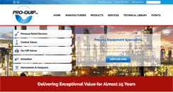 Desktop Screenshot of pro-quip.com